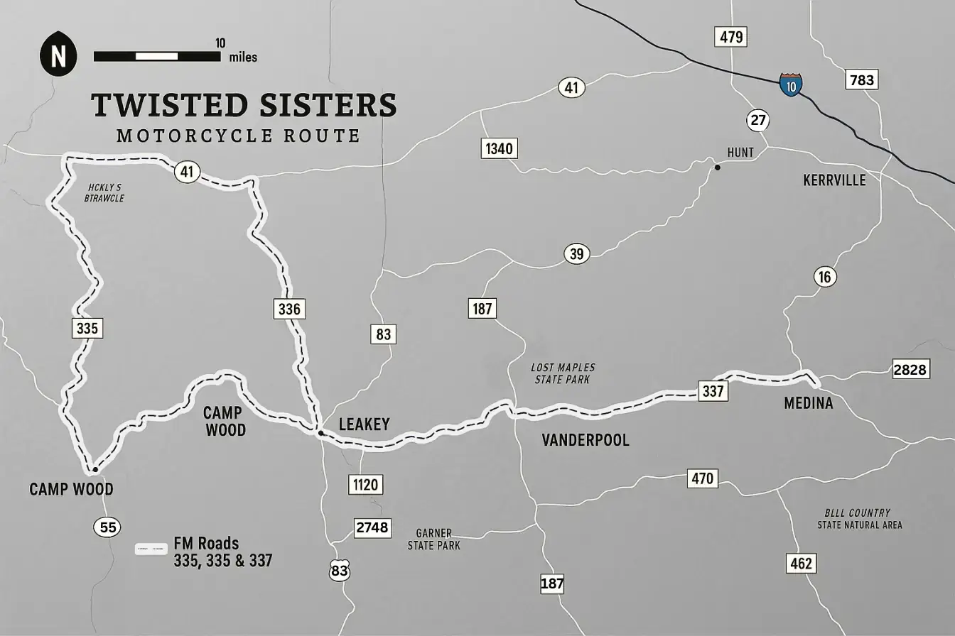 Famous three sister route